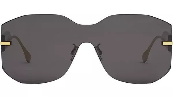 Fendigraphy Black Geometric Sunglasses