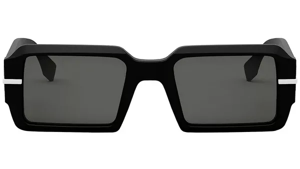 Fendigraphy Black Rectangular Sunglasses