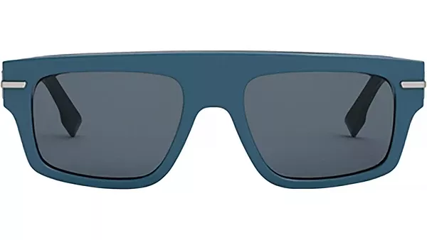 Fendigraphy Blue Rectangular Eyeglasses