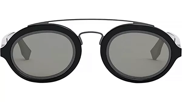 FF Around Black Oval Sunglasses