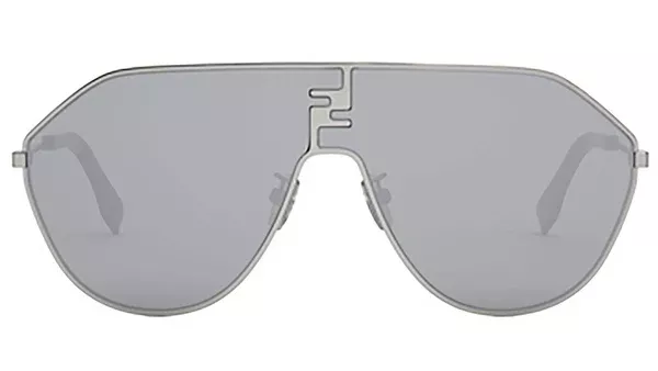 FF Match Silver Geometric Sunglasses