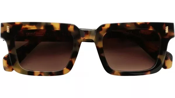 (NOT) COMMON Havana Occhiali da Sole Rettangolari Acetato