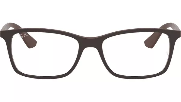 RB7047 Optics 5451 Marrone Trasparente Opaco Occhiali da Vista
