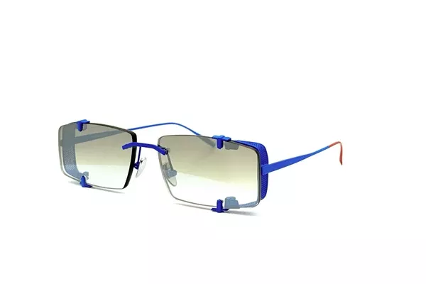 Vysen – Nord (Electric Dark Blue Matte Titanium | Blue Gradient Mirror)
