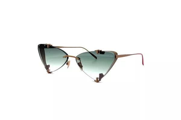 Vysen – Voras (Champagne Rose Gold/Matte Titanium | Green Gradient)