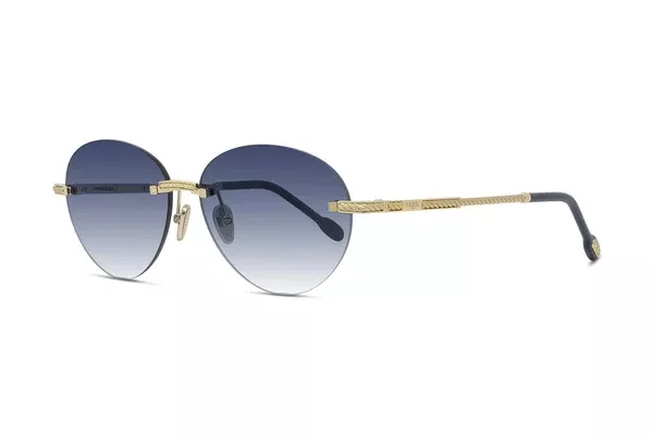 Winch Yellow Oval Sunglasses