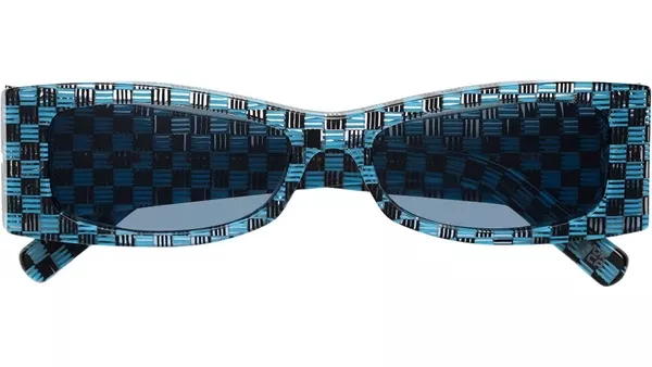 Zokoa Blue/Black Checks Occhiali da Sole
